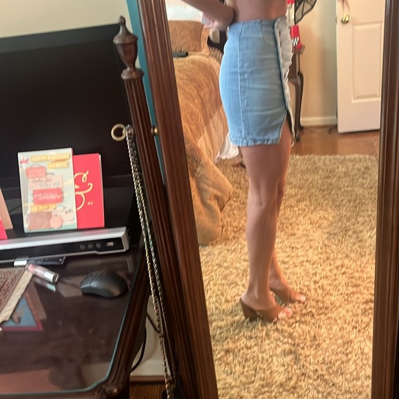 Retrofete Denim Skirt Size small - Picture 8 of 10